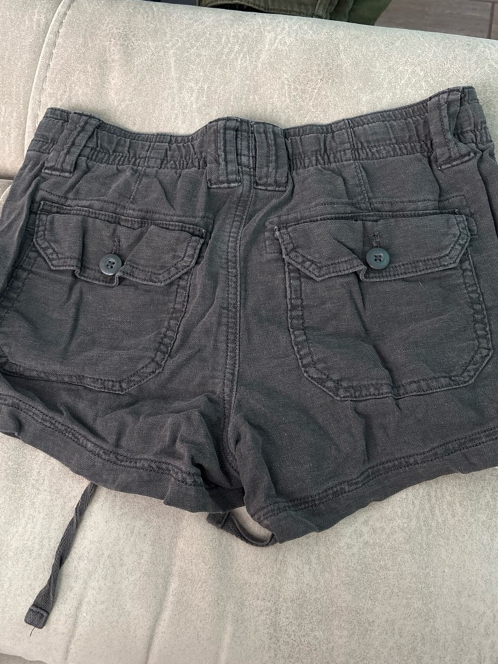 American Eagle Outfitters Black Casual Drawstring Athletic Shorts